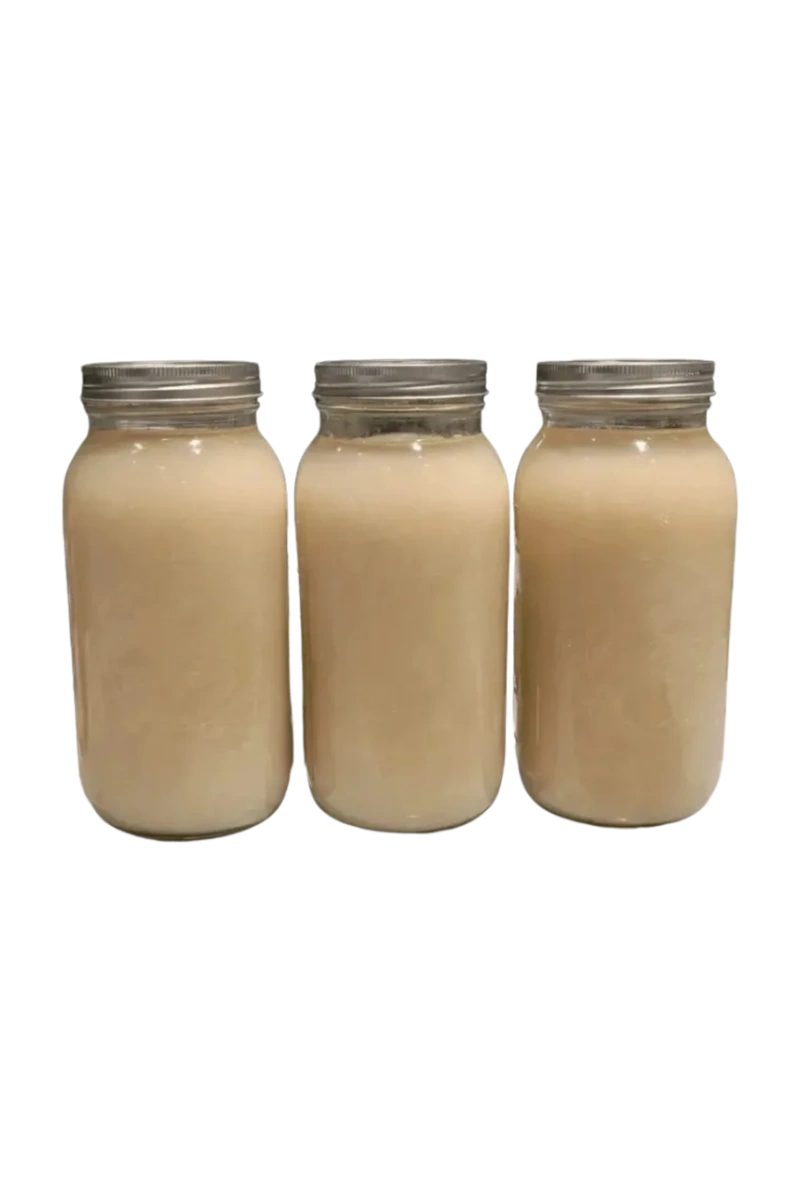 Jars of finished Chhaang, ready to chill and share