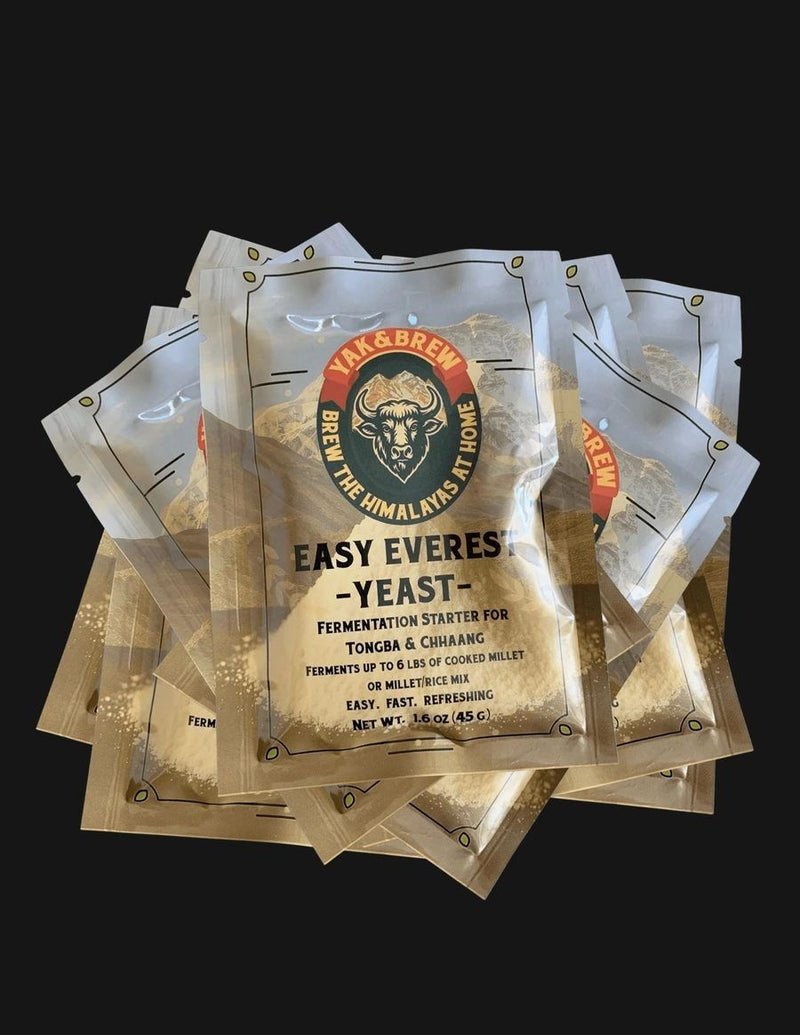 Easy Everest yeast starter packets, 1.6 oz each, for Tongba and Chhaang