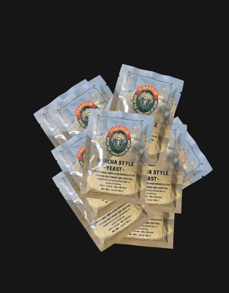 Murcha Style yeast starter packets, Himalayan fermentation starter for Tongba and Chhaang